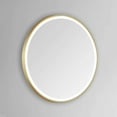 thumbnail image 5 of Modern Mirrors Sola Round Lighted Bathroom Vanity Mirror With Aluminum Back Frame and Key Holes, 5 of 5