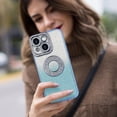 thumbnail image 5 of for iPhone 15 Plus Bling Case Women Girls Luxury Gradient Glitter Diamond Case Sparkle Rhinestone Camera Lens Protection Soft Silicone Shockproof Cover for iPhone 15 Plus 6.7 inch, Blue, 5 of 12