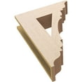 thumbnail image 6 of Ekena Millwork 5 1/2"W x 20"D x 28"H Olympic Traditional Rough Cedar Woodgrain TimberThane Bracket, Primed Tan, 6 of 6
