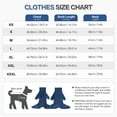 thumbnail image 7 of Dog Fleece Jumpsuit Thicken Double-Sided Fur Dog Coat Pajamas Windproof Warm Winter Clothes Jacket Sweater for Small Large Dogs (BULE,XS), 7 of 7