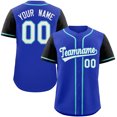 thumbnail image 1 of Custom Baseball Jersey Button Down Short Sleeve Shirts Personalized Printed Name Number for Adult/Youth Outdoor Freestyle LS, 1 of 1