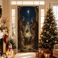 thumbnail image 6 of Religious Christmas Door Cover,70"X35" Jesus Themed Banner Backdrop for Home Church Farmhouse Indoor Outdoor Holiday Party Decor, 6 of 6