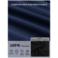 thumbnail image 4 of Cadmus Mens 2-in-1 Dry Fit Running Shorts with Liner, 9" Inseam Gym Basketball Shorts, Deep Pockets,#50, Navy Blue,XL, 4 of 9