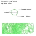 thumbnail image 2 of Uxcell Rubber Band Green Stretchable Rubber Elastic Band 0.55inch Dia with S-Clips for Home Office, Pack of 600, 2 of 5