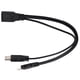 thumbnail image 2 of Extensión de 30 cm Cable de extensión Auxiliar USB 3.0 Hurbra A Male Dual Para Un disco Duro Móvil de 2.5 Pulgadas, 2 of 7
