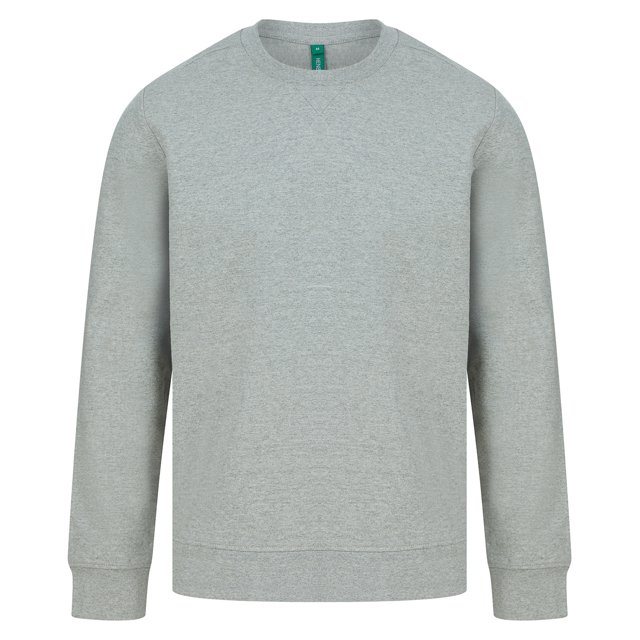 Henbury - Jersey de Sostenible para Adultos Unisex (Gris Jaspeado)