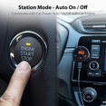 thumbnail image 3 of Avantree CK310 Bluetooth FM Transmitter for Car, Wireless Radio Adapter Hands Free Car kit with Magic Tape, Auto Power On Off with Car, Rechargeable Or USB Wired, Stereo Receiver for Music Call, 3 of 7