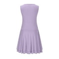 thumbnail image 5 of OSFVNOXV Mini Dresses for Juniors Summer Cute Bodycon Tea Party Dress Boat Neck Pleated Ruched Vintage Corset Dresses for Wedding Guest, 5 of 9