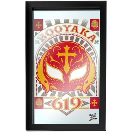 Wwe Rey Mysterio Framed Logo Mirror
