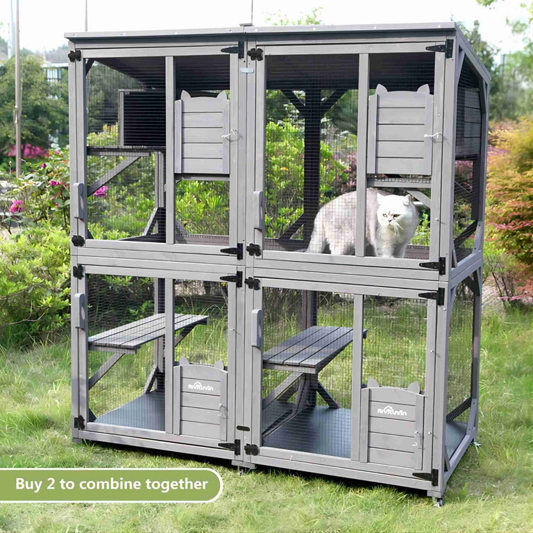 Outdoor cat 2025 enclosures walmart
