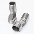 thumbnail image 2 of S-connector 1/2 Inch Male To 3/4 Inch Male Thread Offset Adapter Mounting Hardware For Bathroom Wall Clawfoot Tub Faucet Exposed Shower System, 2 of 5