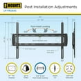 thumbnail image 3 of Pro-Mounts Slim Flat TV Wall Mount for 37-110 Inch LED LCD Plasma Curved Screens, 3 of 8