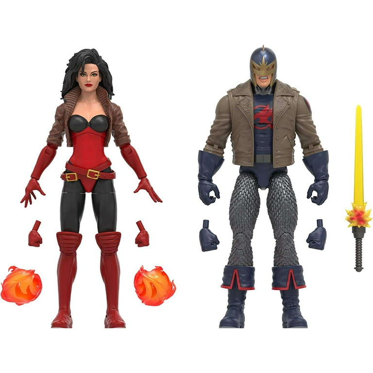 Marvel Legends Black Knight & Sersi 2-Pack, 6-Inch, 60th