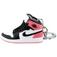 thumbnail image 4 of Nike Air Keychain Black/Pink Mini 3D AJ1 Sneaker Inspired Shoe Keychain, 4 of 7