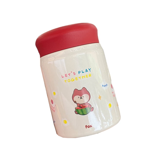 Récipient Alimentaire Isolé, Récipient Alimentaire Isolé en Acier Inoxydable 320ml pour Extérieur, Mouton, Cerf, Renard,