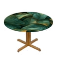 thumbnail image 3 of PIKWEEK Outdoor Picnic Camping and Indoor Kitchen Dining Party Palm Leaves Tablecloth White, 3 of 8
