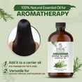 thumbnail image 3 of TRATAK ORGANICS Rosemary Essential Oil 4 fl oz - 100% Pure & Natural Rosemary Oil for Hair Growth, Hair Oiling, Scalp Massage, Diffuser & Aromatherapy, 3 of 8