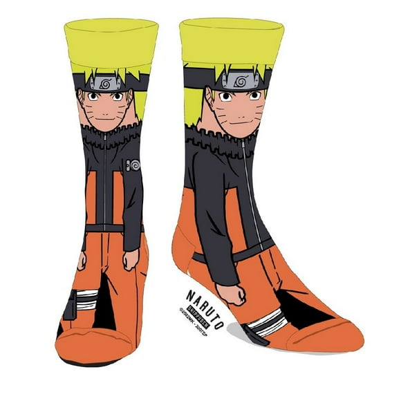 Chaussettes Crew - Naruto - 360 Nouvelles sous Licence cr6ycunar