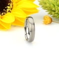 thumbnail image 3 of 4MM Comfort Fit Titanium Wedding Band Classic Domed Ring (Size 5 to 12), 3 of 3