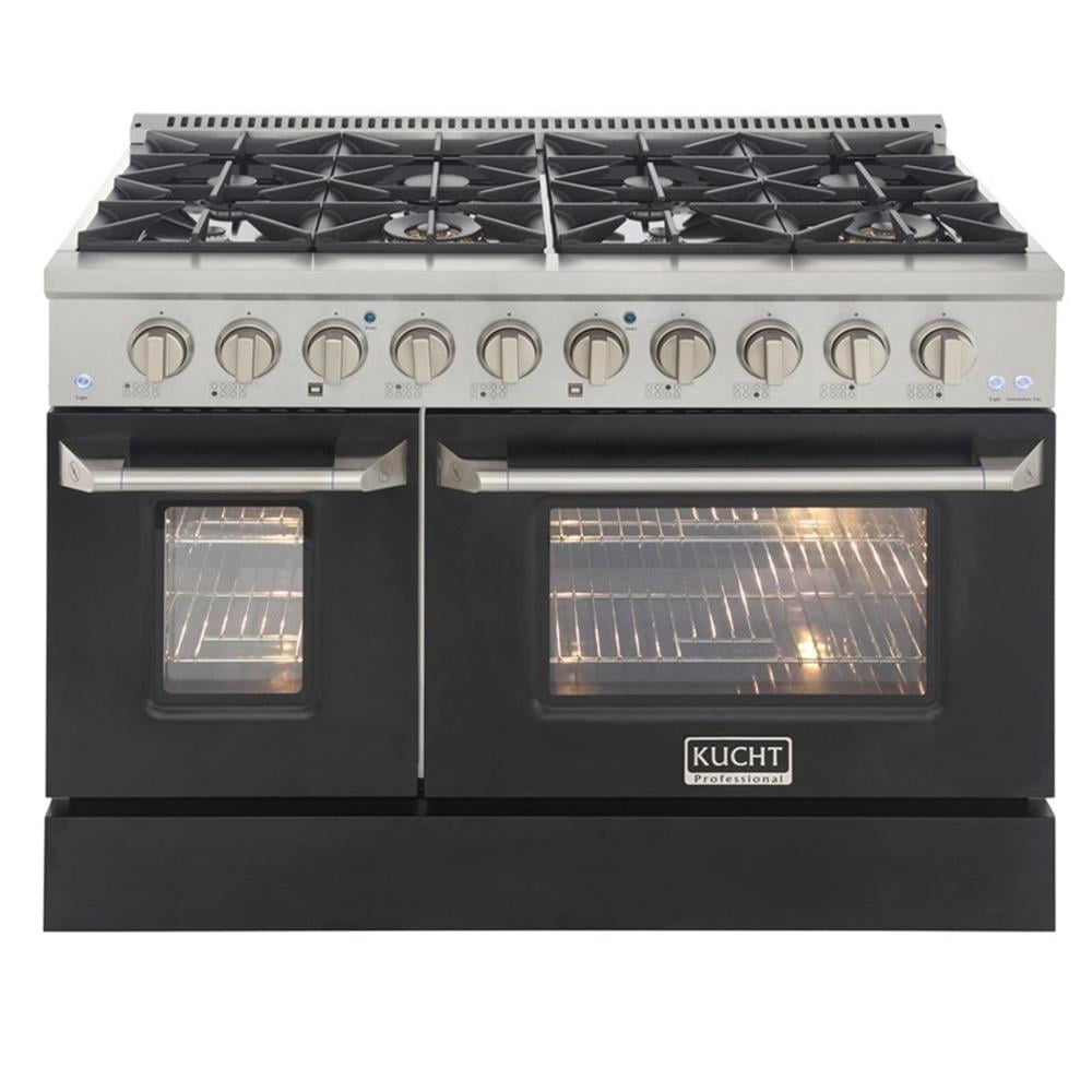Pemberly Row 48" 6.7 cu. ft. Dual Fuel Range for Propane Gas in Black