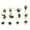 Assorted Color, variant on WEUVEB Miniature Dollhouse Plants 12-Piece Assorted for Home Decor and Crafting