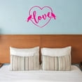 thumbnail image 1 of VWAQ Love Birds Vinyl Wall Decal Marriage Quote Heart of The Home Family Wall Decor Sticker, 1 of 1