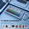 thumbnail image 3 of Teclado inalámbrico Redragon K757GG-WL 75% RGB Hot-Swap, 3 of 9