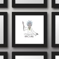 thumbnail image 2 of Gallery Pops Cartoon Network Rick and Morty - Spiritual Leader Rick Wall Art, Black Framed Version, 12" x 12", 2 of 5