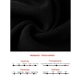 thumbnail image 5 of Unique Bargains Women's Polo Sweater Top V Neck Long Sleeve Ribbed Knit T Shirt 2XL Black, 5 of 6