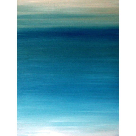 Art.com Ocean blue Art Print by Kenny Primmer, 12" x 16"