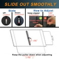 thumbnail image 6 of FLLIK Upgraded Polarized Sun Visor Extender for Car | Zipper Slider & Side Shade for Max Coverage | Anti-Glare, No Distortion PC Lens, UV400 Protection | Stable & Easy Install, 6 of 9