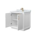 thumbnail image 2 of Wyndham Collection Wcf414136s-Nat-Unsmxx Strada 36" Free Standing Single Basin Vanity Set, 2 of 7