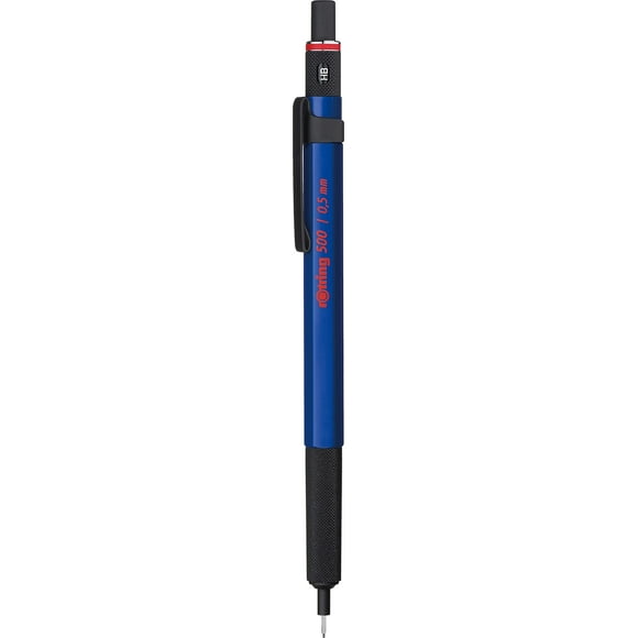 Lápiz mecánico Rotring 500 de 0,5 mm con barril azul