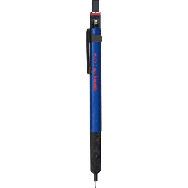Lápiz mecánico Rotring 500 de 0,5 mm con barril azul