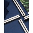 thumbnail image 2 of 4pairs Stainless Steel Chopsticks, 2 of 5