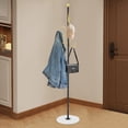 thumbnail image 2 of Coat Rack, Clothes Rack with Mable Base, Freestanding Coat Rack, 2 of 16