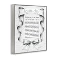 thumbnail image 2 of Stupell Industries Shabby Chic Laundry Definition Vintage Bow Gray Framed Giclee Art, 24 x 30, by Lettered and Lined, 2 of 7
