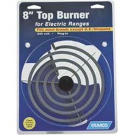 Camco Manufacturing Inc 8in. Econ Elect Range Top Burner 153 - Black - 8 inch