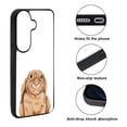 thumbnail image 2 of WIRESTER Shockproof Soft Rubber Cover Case for Samsung Galaxy S26 6.3" 2026, Floppy Ears Brown Bunny Rabbit, 2 of 5
