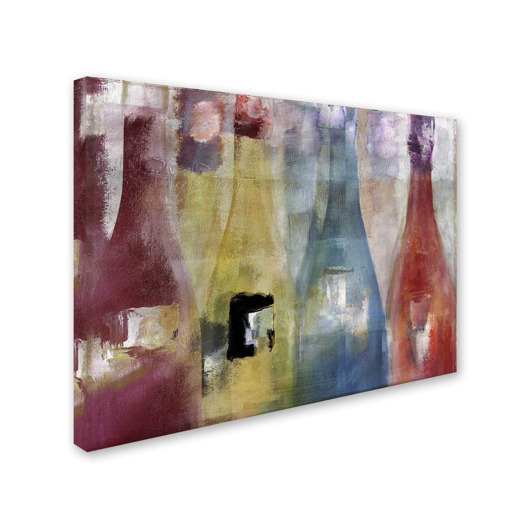 Trademark Fine Art "Bouteilles II" Canvas Art by Color Bakery