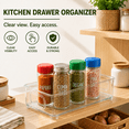 thumbnail image 4 of Pantry Organizers and Storage, Clear Plastic Storage Bins with Handles, Stackable Clear Organizer Bins for Pantry, Fridge Organizer Bins, Refrigerator Storage and Freezer Organizer Bins, Set of 6, 4 of 9