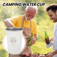 thumbnail image 4 of TNOBHG Water Cup Stainless Steel Drinking Cup Heat-resistant Rustproof Food Grade Dishwasher Safe Outdoor Camping Beer Tea Cup Coffee Mug Camping Water Cup, 4 of 8