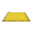 thumbnail image 2 of Ahgly Company Machine Washable Indoor Rectangle Oriental Yellow Modern Area Rugs, 2' x 3', 2 of 4