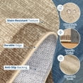 thumbnail image 5 of Funslane Modern Geometric Area Rug 5' x 7', Washable Carpet, Ultra Thin Soft Non-Slip Rug for Living Room Bedroom Home Office, Tan, 5 of 8