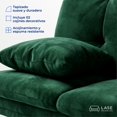 thumbnail image 4 of LASE Muebles Sofá Cama Janeiro Matrimonial Sillón Reclinable 3 Posiciones Boucle Chocolate, 4 of 7