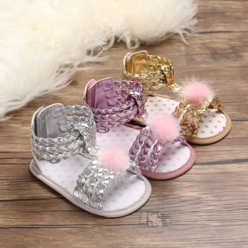 Kids Baby Girl Summer Sandals Shoes Sneaker Anti slip Soft Sole