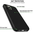 thumbnail image 5 of DuraSafe Cases iPhone 12 DuraSafe Cases iPhone 12 PRO 2020 6.1 Inch A2172 A2402 A2341 A2406 A2404 A2403 A2408 A2407 Protective Reinforced Shockproof Corner TPU Case with Matte Finish Back - Black, 5 of 5