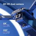 thumbnail image 4 of 2.4G DRONN MODO EUTE INlescados One-Button Devolución de 6 ejes Gyroscopio Quadcopter para niños Adultos Long Range Control remoto Aviones Toy Toy Dual Cámaras 4k Inevent EL022579-02B, 4 of 7