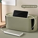 thumbnail image 3 of Soporte de placa de enchufe Yuarrent Organizador de cables Blanco, 3 of 6