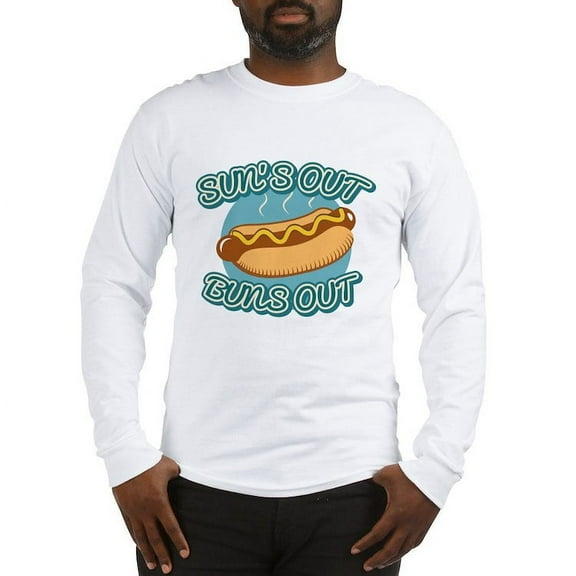 CafePress - Sun's Out Buns Out Long Sleeve T Shirt - Unisex Cotton Long Sleeve T-Shirt